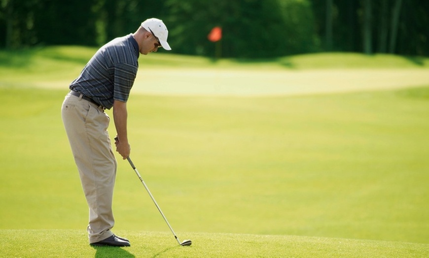 Image 1: 18 Holes of Golf and Beer