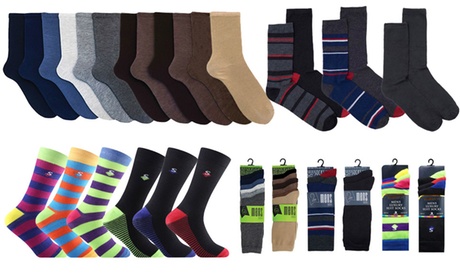 Pack de 4 à 24 Chaussettes assortis sélection aléatoire pour Homme