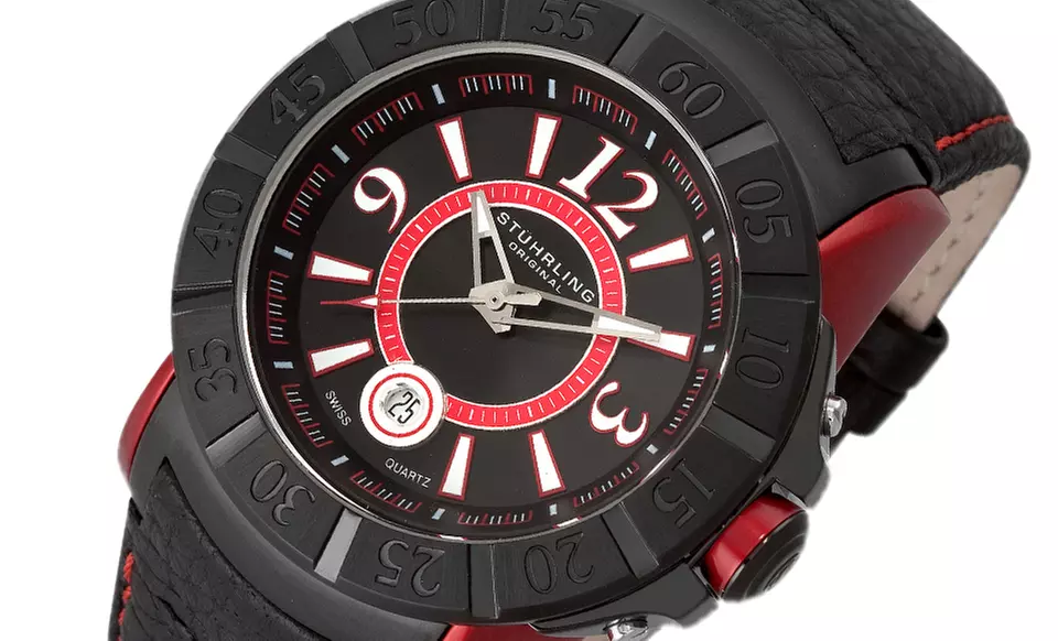 Stührling Original Men’s Sporty Watches (Up to 90% Off). Nine Styles Available. Free Shipping and Free Returns. - Second Medium