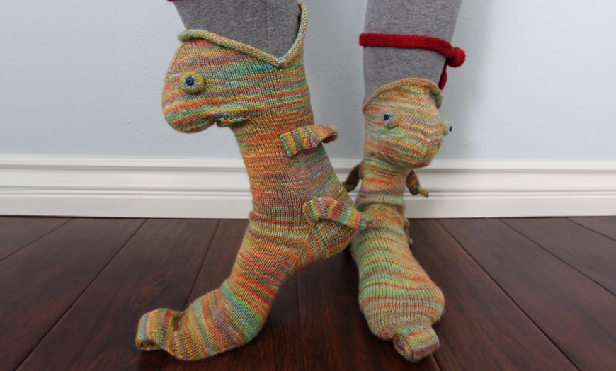 Image 2: Funny and Cute Mimic Animal Socks