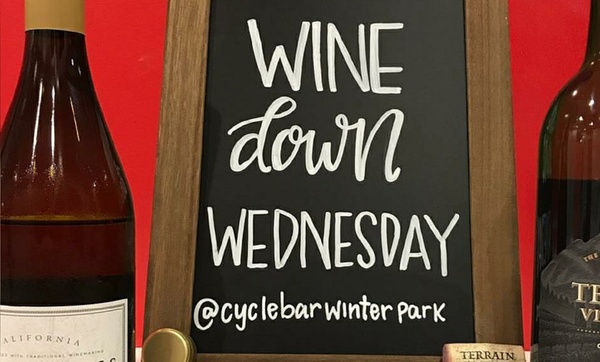 wine down wednesday cyclebar