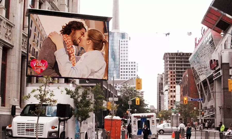 $30,000 for 12'x16' LED Screen Delivery and Valentine's Day Proposal Package  - Primary Image
