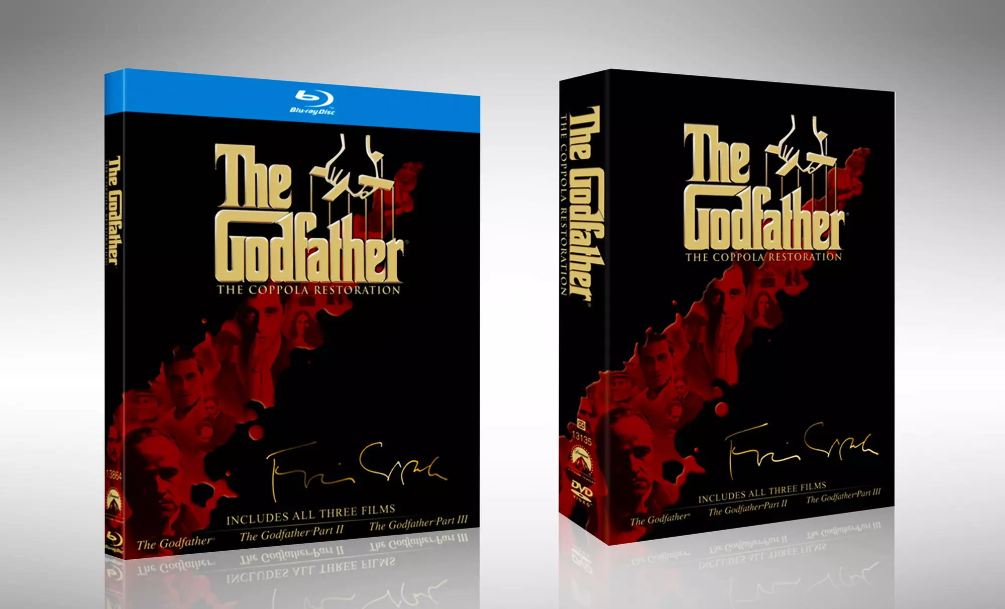 The Godfather Trilogy: The Coppola Restoration on DVD or Blu-ray from $24.99–$29.99 - Primary Image