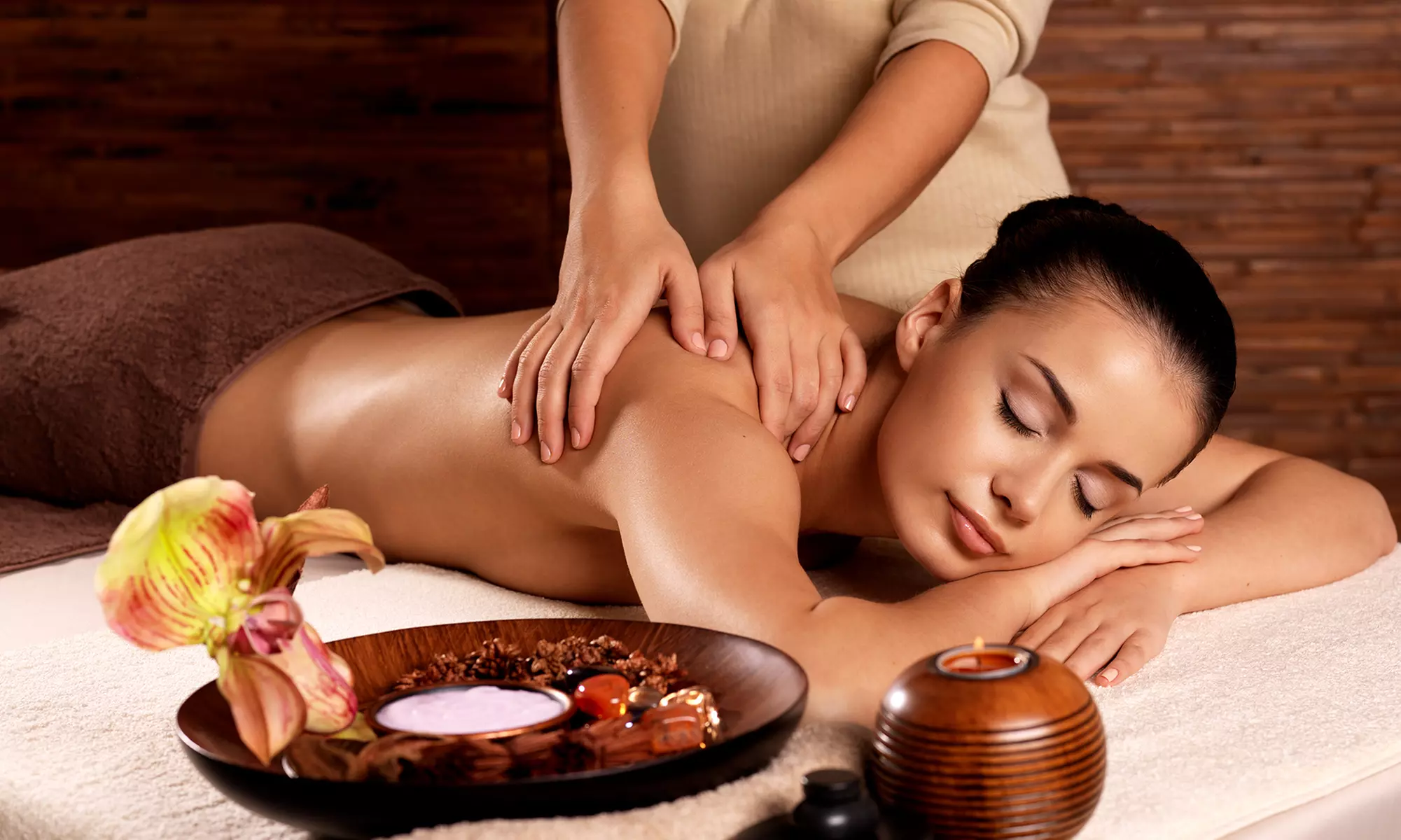 Spa Package with Body Scrub, Massage, and Facial, or One-Hour Massage at Panache Salon & Day Spa (Up to 50% Off) - Primary Image