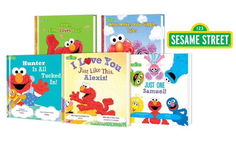 One, Three, or Five Personalized Sesame Street Kids' Storybooks from Put Me In The Story (Up to 61% Off)  - Primary Image