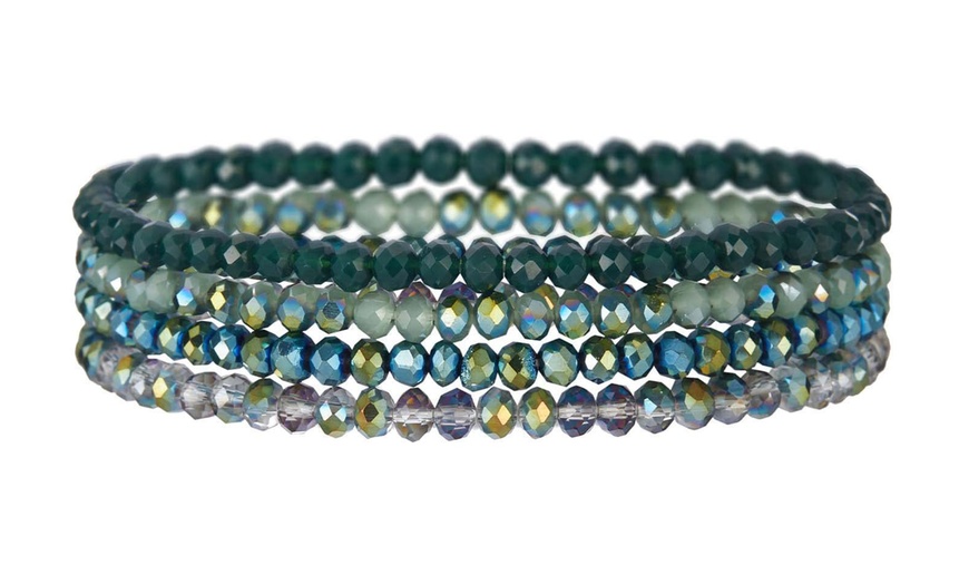 Image 4: Bracelet de perles en cristal