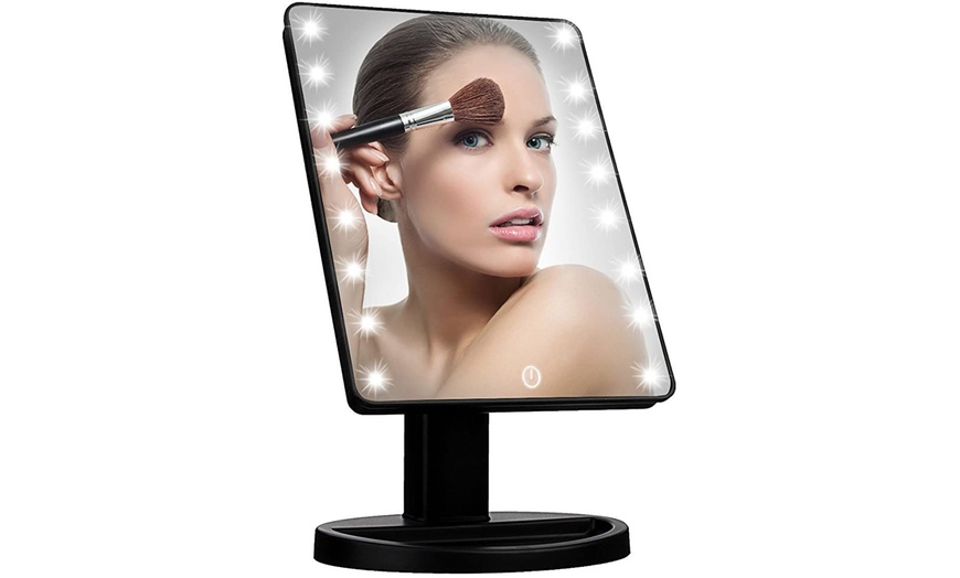 Image 3: 16 LED Touch-Controlled Vanity Makeup Mirror