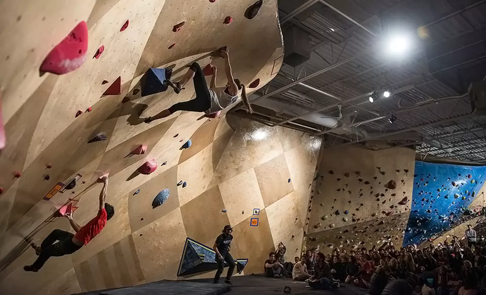One-Month Rock-Climbing, Yoga, and Fitness Membership at The Front Climbing Club (Up to 51% Off). Three Options Available.  - Primary Image