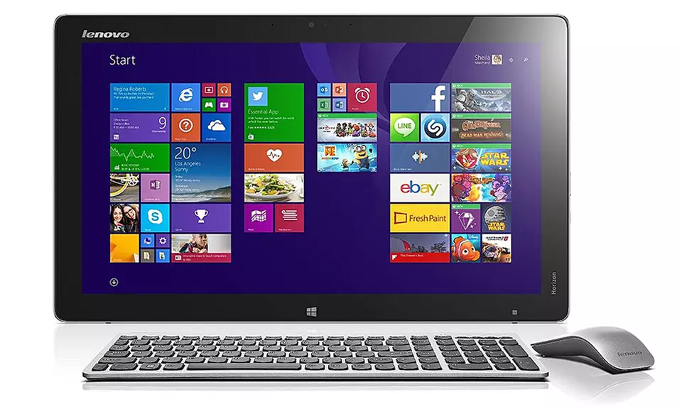 Lenovo Horizon 2s 19.5" 1080p Full HD All-in-One Touchscreen Desktop PC w/ Intel Core i5 Processor, 4GB RAM, and 1TB HDD - Primary Image