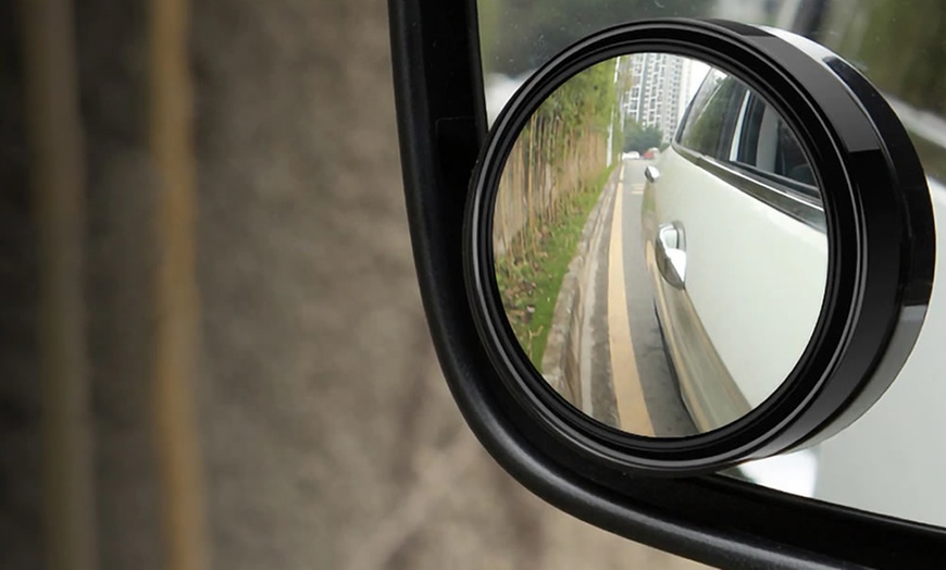 Image 2: Convex Blind Spot Mirrors Set