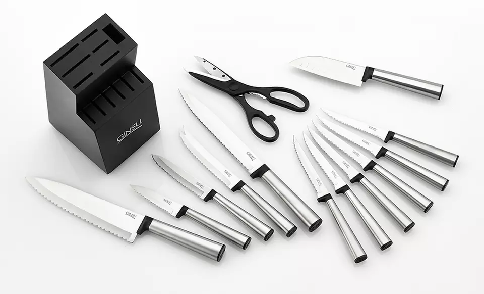 $39.99 for a 14-Piece Ginsu Koden Cutlery Set  ($69.99 List Price). Free Shipping and Returns. - Primary Image
