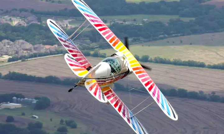 $199 for a 30-Minute Aerobatic Airplane Discovery Flight for One at Four Winds Aviation ($400 Value) - Primary Image