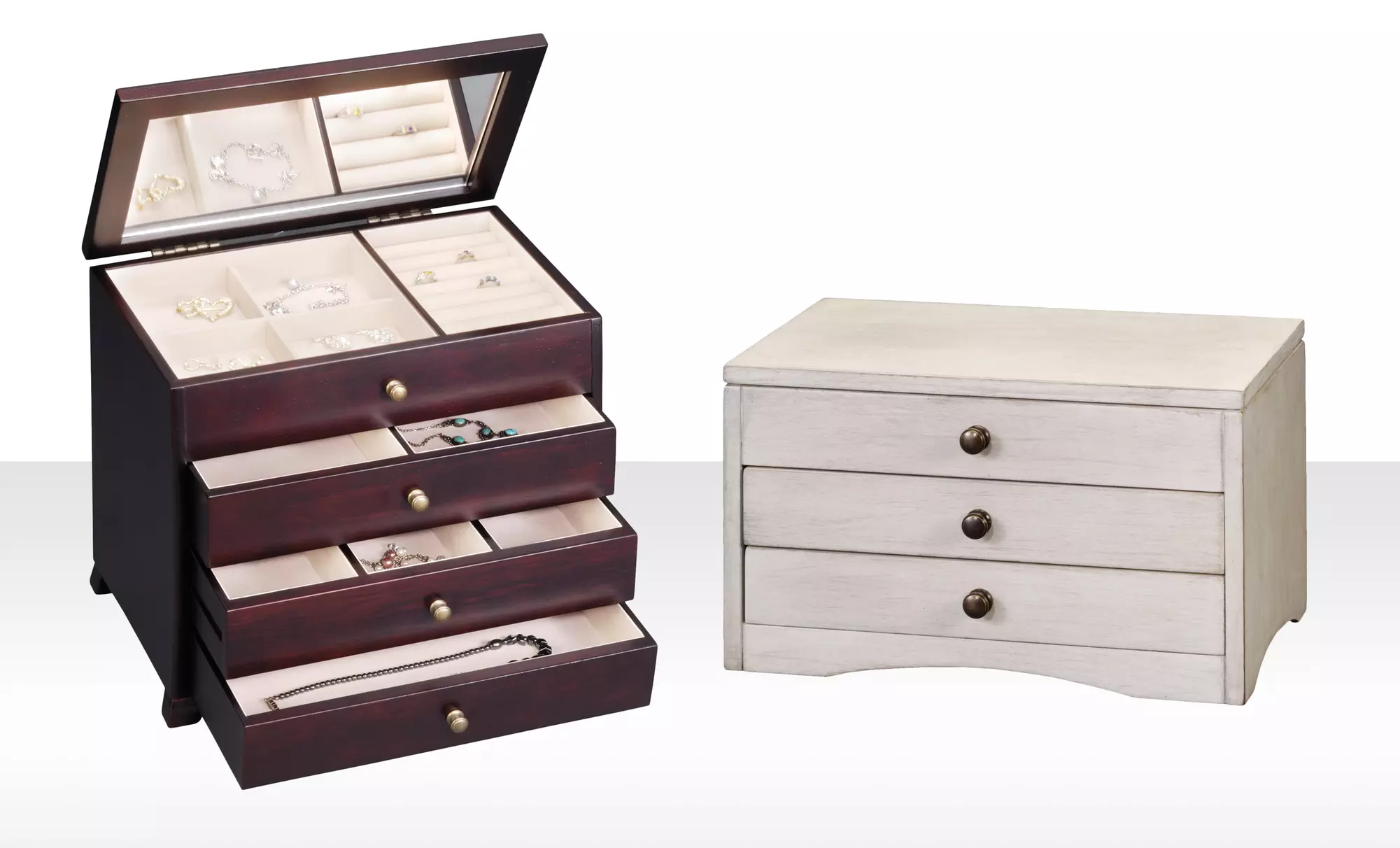 Wooden Jewelry Boxes. Multiple Styles Available from $29.99–$99.99. Free Returns. - Primary Image