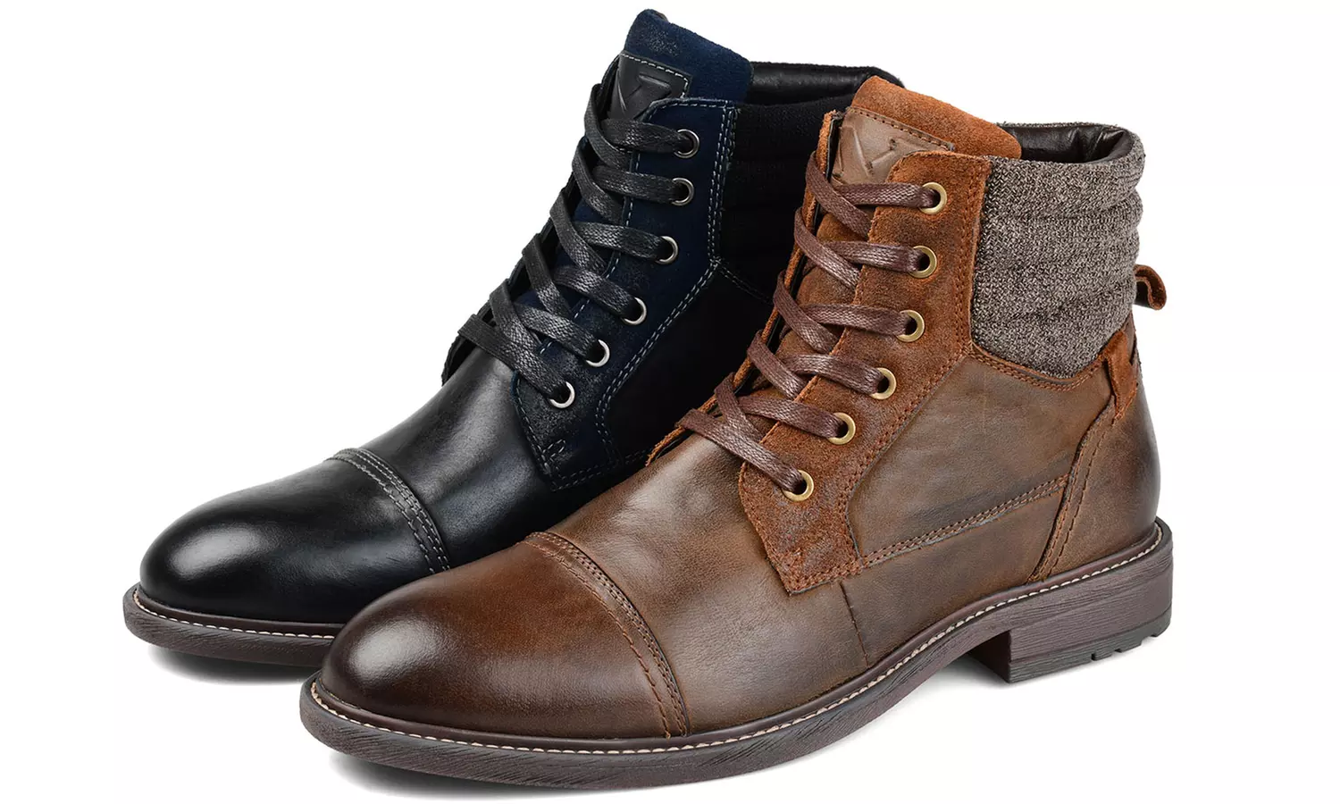 Vance Co. Men's Everett Cap Toe Ankle Boots - Primary Image