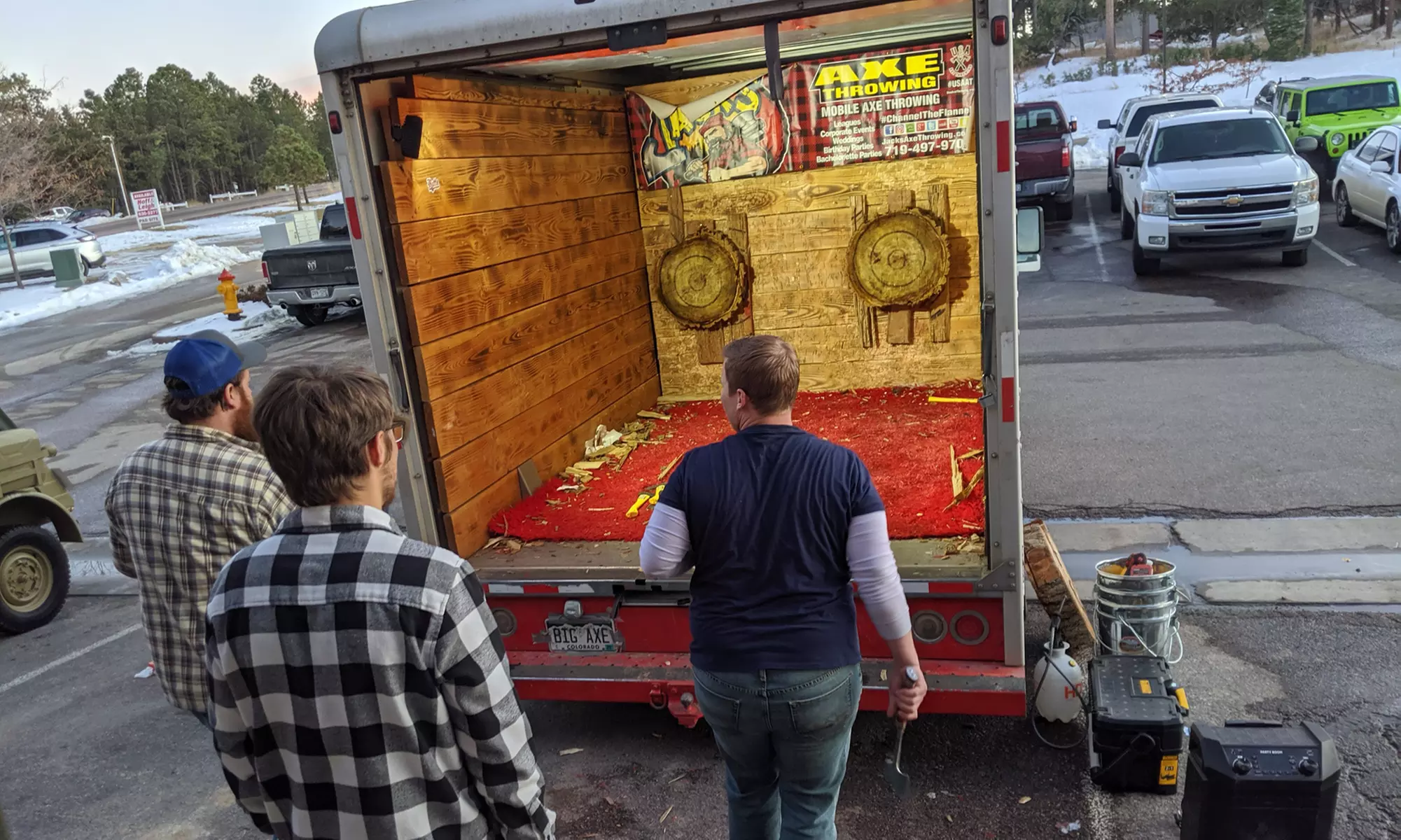 Silver or Gold Mobile Axe-Throwing Package from Jack's Axe Throwing (Up to 38% Off) - Primary Image