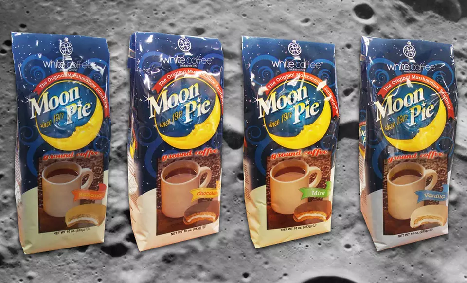 3 10-Ounce Bags of Moon Pie Coffee. - Primary Image