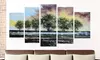 Forest and Nature Multi-Panel Textured Oil Painting on Gallery-Wrapped Canvas