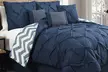 Ella Pinch-Pleat Reversible-Comforter Set (7-Piece) - Second Medium