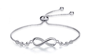 Women's Adjustable Infinity Charm Bracelet