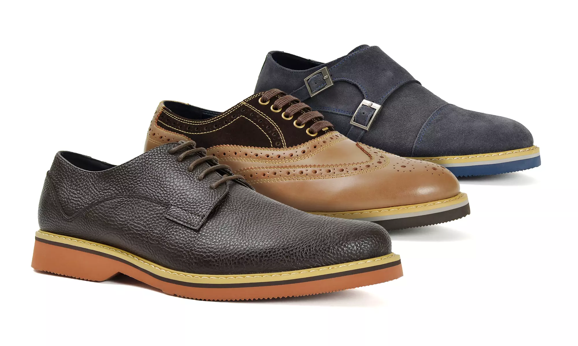 Joseph Abboud Men's Leather Oxfords or Monk-Strap Shoes - Primary Image