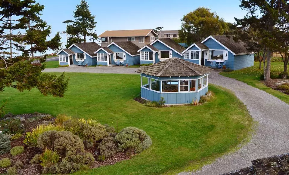 Two-Night Stay with Wine Glasses, Chocolates, and Breakfast for Two at Juan de Fuca Cottages and Suites in Sequim, WA - Primary Image