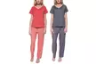 Women's Super-Soft Pajama Set. Plus Sizes Available (4-Piece)  - Second Medium