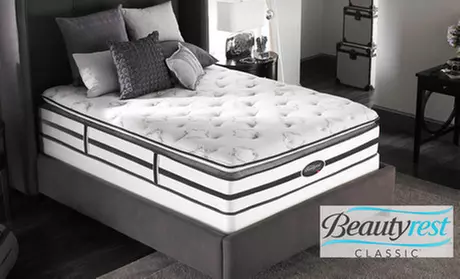 Simmons Beautyrest Anacostia Plush Pillow Top Mattress (Up to 57% Off). Five Sizes Available. Free White Glove Delivery. - Primary Image
