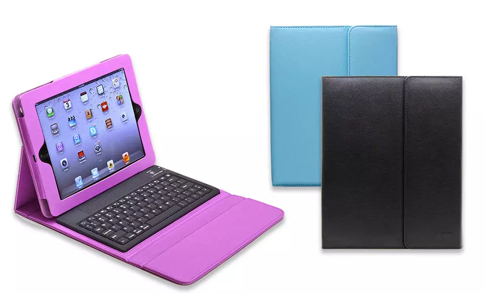 Aduro Liqua-Shield Folio with Bluetooth Keyboard for iPad 2/3/4 or Air - Primary Image