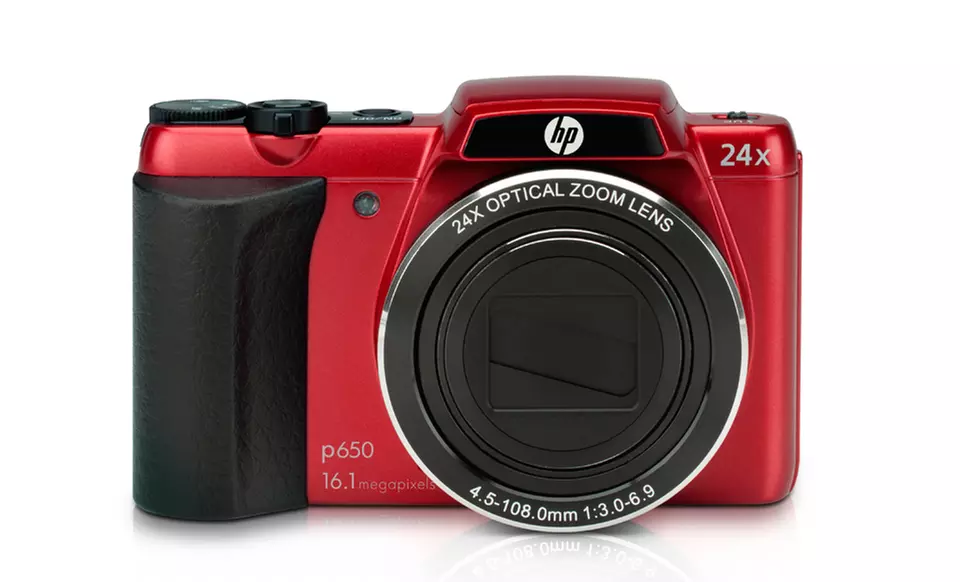 HP P650 16.1MP, 24x Zoom Digital Camera. Multiple Colors Available.  - Second Medium
