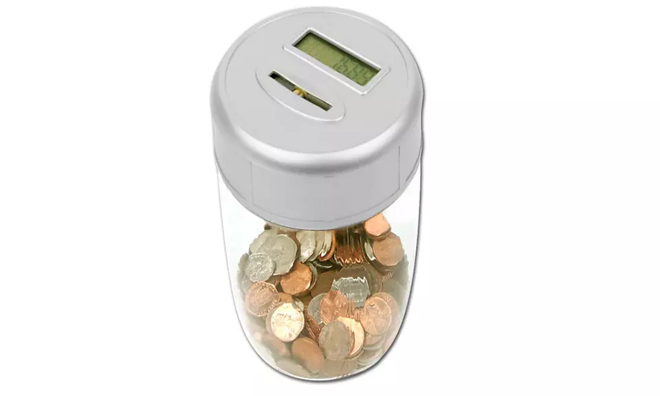 Automatic Digital Coin-Counting Bank - Primary Image