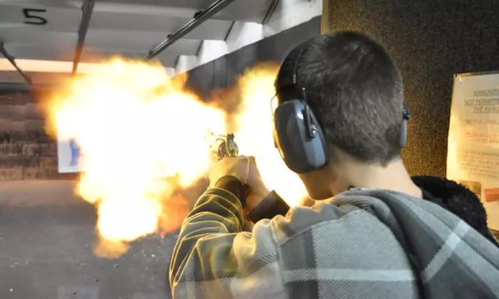 Shooting-Range Package with Handgun Rental and Ammunition for One or Two at DVC Indoor Shooting Centre (40% Off) - Second Medium