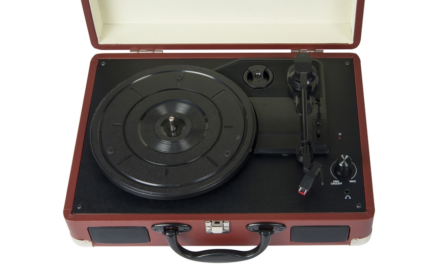 Image 6: Turntable Record Player Briefcase