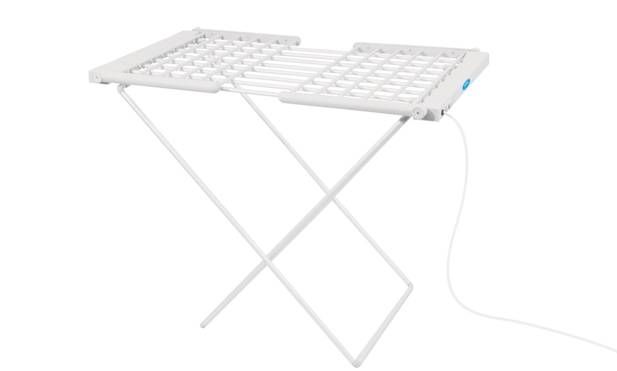 Image 2: Foldable Heated Drying Rack