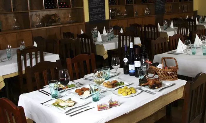 Menú con lomo alto a la piedra