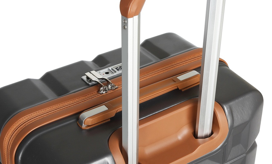 Image 5: Lightweight Hard Shell ABS Suitcase with TSA Lock