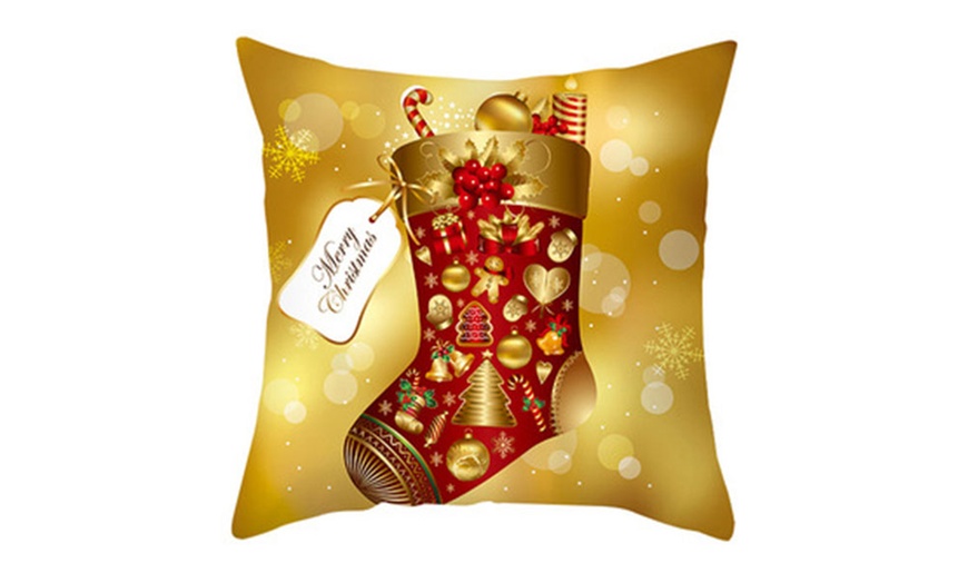 Image 14: One or Two Christmas Decorative Cushion Covers