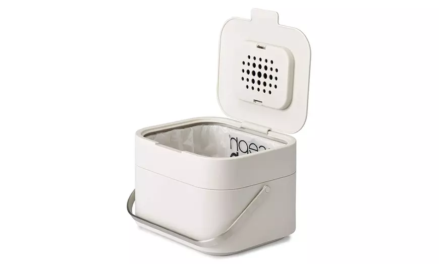 Image 2: Joseph Joseph Stack Food Waste 4L Caddy
