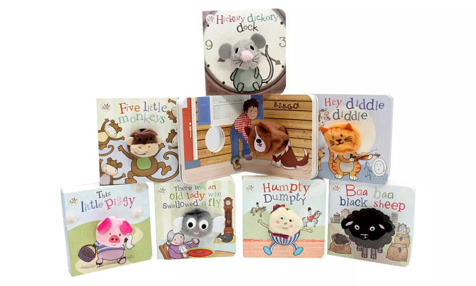 Classic Fairytale Finger Puppet Books (8-Pack) - Second Medium