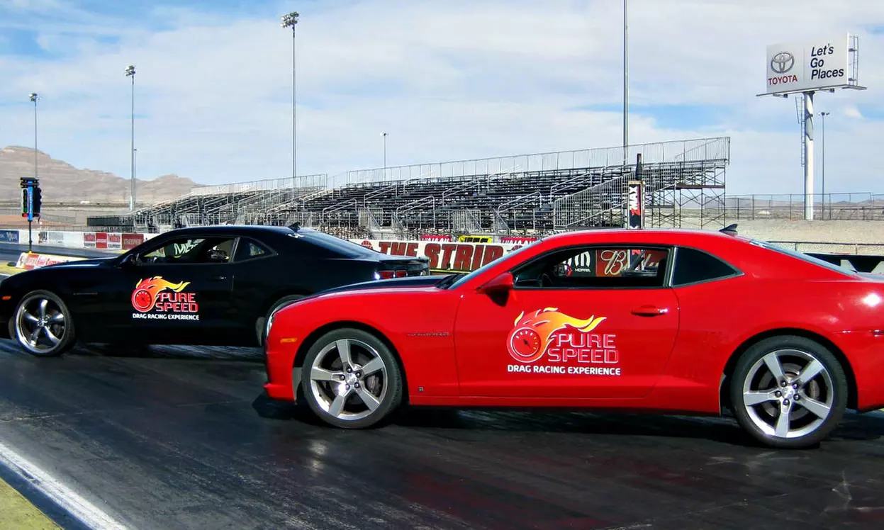 Dragster or Camaro Experiences from Pure Speed Drag Racing Experience (Up to 48% Off). Five Options Available. - Second Medium