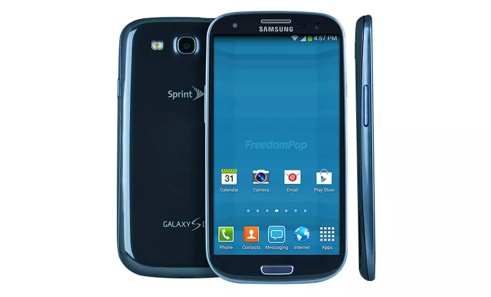 Samsung Galaxy S4, S3, or S2 with Free Mobile-Phone Service from FreedomPop (Certified Pre-Owned) - Second Medium