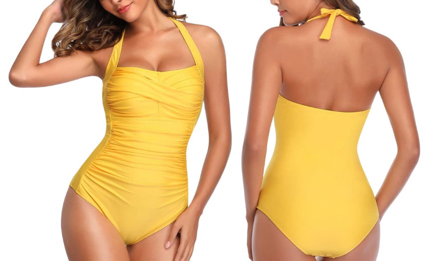 Image 12: Tummy Control One Piece Swimsuit