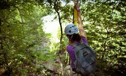 Zipline Canopy Tour for One or Two at Spring Mountain Adventures (Up to 53% Off). Four Options Available. - Second Medium