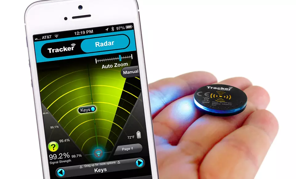 Adhesive Bluetooth Object-Location Tracker - Second Medium