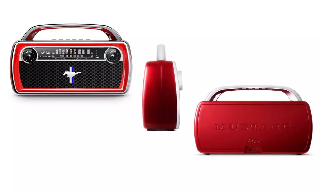 ION Mustang Wireless Stereo Speaker with Classic Car Styling - Second Medium