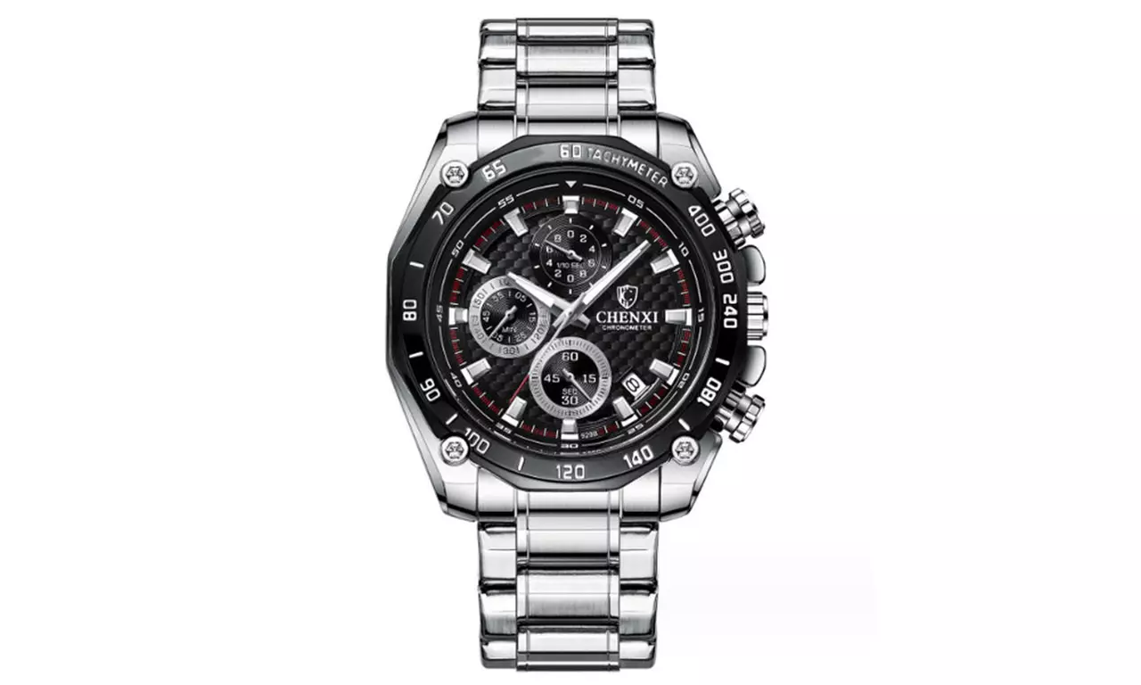 Chenxi Multi-function Three-eye Calendar Watch