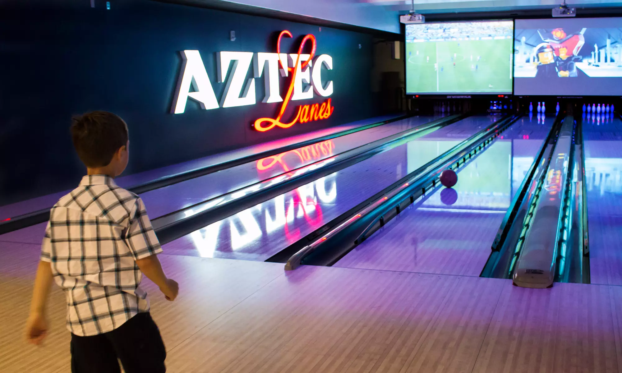 Two Hours of Bowling for Four People at Aztec Lanes (Up to 50% Off)  - Primary Image