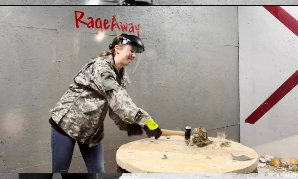 A Unique Stress-Busting Rage Room Adventure Based on Your Intensity