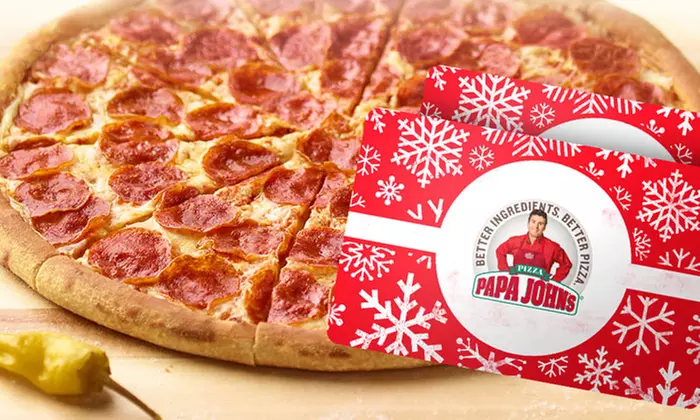 $25 for One $25 eGift Card and One Large One-Topping Pizza at Papa John’s ($35 Value) - Primary Image