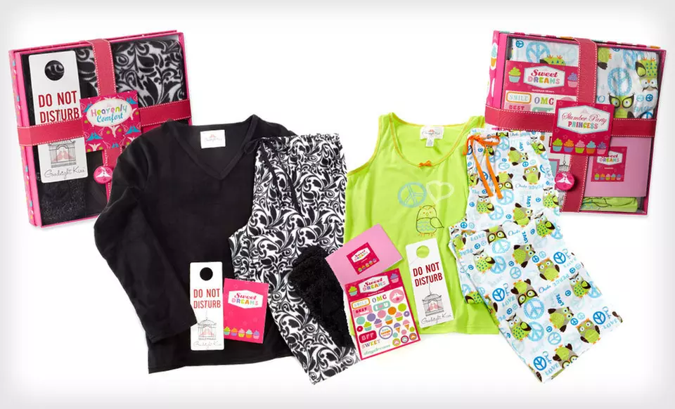$21 for a Goodnight Kiss Pajama Set in S–XL ($48 List Price). Multiple Styles Available. Free Shipping and Returns. - Primary Image