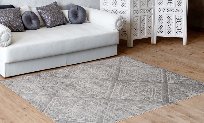 Image 20: Tapis d'intérieur en polypropylène avec dos en jute